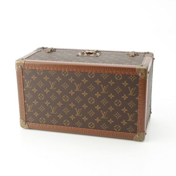 Louis Vuitton Monogram Boite Bouteille Case Wallet Trunk Brown - Picture 5 of 6